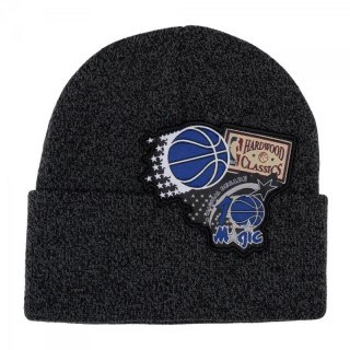 Czapka Mitchell & Ness Orlando Magic NBA XL Logo Patch Knit Hwc Magic HCFK4341-OMAYYPPPBLCK