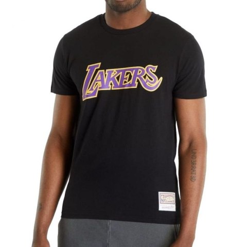 Koszulka Mitchell & Ness t-shirt NBA Team Logo Tee Los Angeles Lakers BMTRINTL1051-LALBLCK