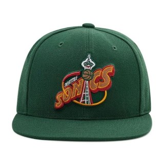 Czapka Mitchell & Ness NBA Team Ground 2.0 Snapback HWC Seattle Supersonic HHSS3258-SSUYYPPPGREN