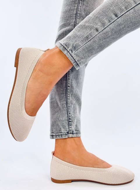 Baleriny skarpetkowe CAVADAY BEIGE