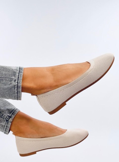 Baleriny skarpetkowe CAVADAY BEIGE