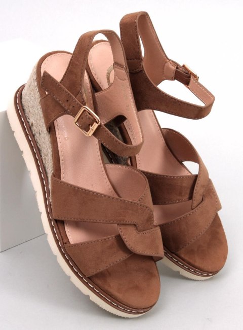 Espadryle na koturnie SERMON KHAKI