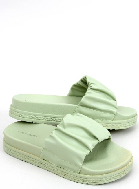 Klapki damskie ATISSA GREEN Klapki damskie ATISSA GREEN