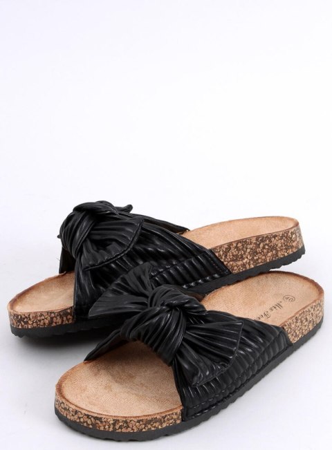 Klapki korkowe MOSS BLACK