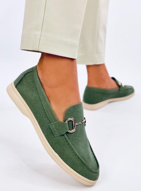 Mokasyny damskie MILVA GREEN Mokasyny damskie MILVA GREEN