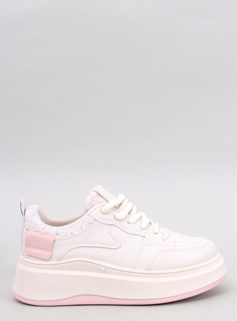 Sneakersy damskie pastelowe MOTIMES BEIGE PINK