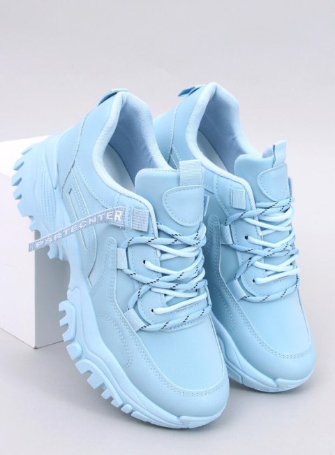 Sneakersy na koturnie BAINS BLUE Sneakersy na koturnie BAINS BLUE