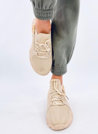 Sneakersy skarpetkowe WADES BEIGE