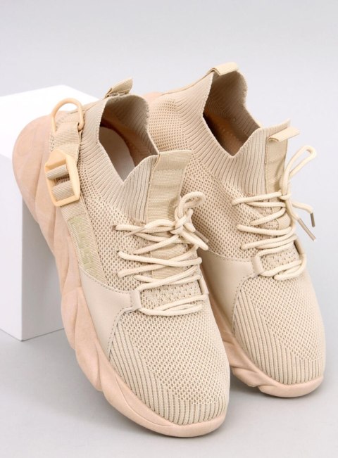 Sneakersy skarpetkowe WADES BEIGE