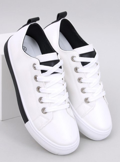 Trampki damskie ROUNDS WHITE/BLACK Trampki damskie ROUNDS WHITE/BLACK