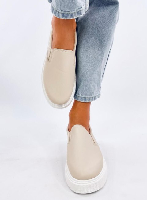 Trampki slip-on ALLAMS BEIGE