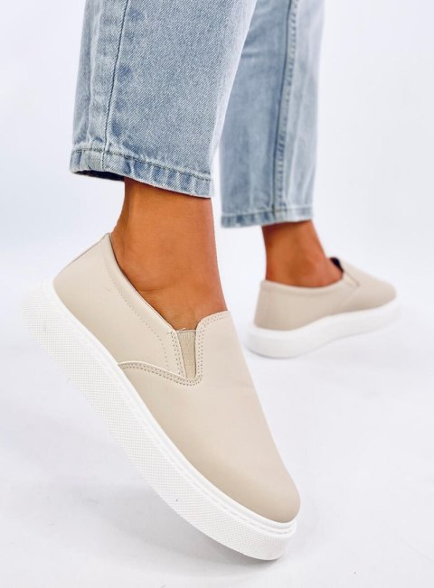 Trampki slip-on ALLAMS BEIGE