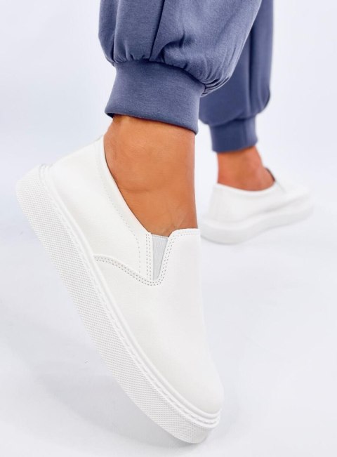 Trampki slip-on ALLAMS WHITE