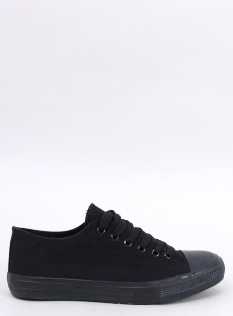 Trampki sznurowane klasyczne LEVENS ALLBLACK (czarna podeszwa) Trampki sznurowane klasyczne LEVENS ALLBLACK (czarna podeszwa)