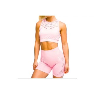 Biustonosz GymHero Venice Beach Top Short Bra W BRA-SHORTMILKSHAKE