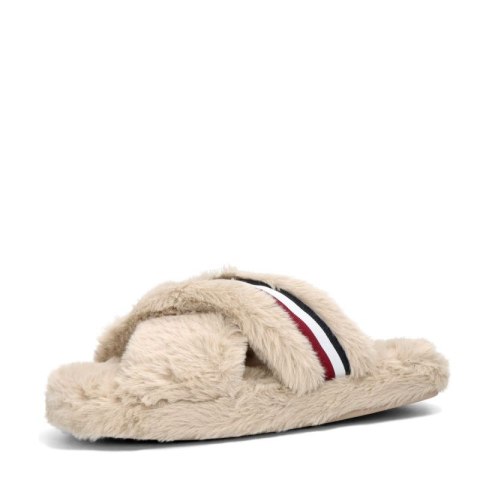 Kapcie Tommy Hilfiger Ful Cross Strap Home Slipper W FW0FW07551ABO Kapcie Tommy Hilfiger Ful Cross Strap Home Slipper W FW0FW07551ABO