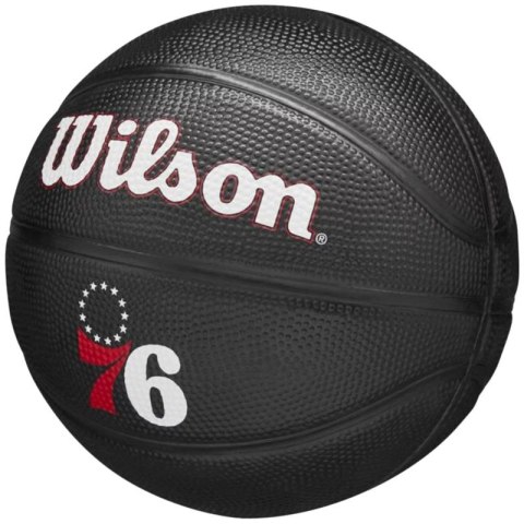 Piłka do koszykówki Wilson Team Tribute Philadelphia 76ers Mini Ball WZ4017611XB Piłka do koszykówki Wilson Team Tribute Philadelphia 76ers Mini Ball WZ4017611XB