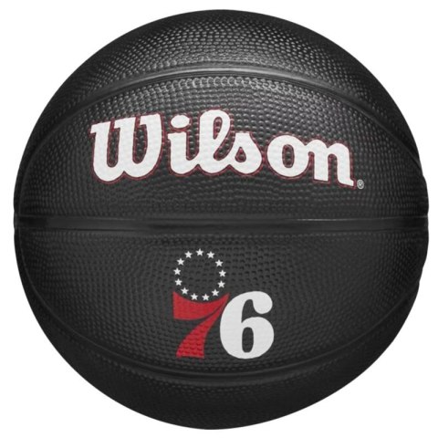 Piłka do koszykówki Wilson Team Tribute Philadelphia 76ers Mini Ball WZ4017611XB Piłka do koszykówki Wilson Team Tribute Philadelphia 76ers Mini Ball WZ4017611XB