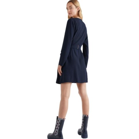 Sukienka Tommy Hilfiger Crepe Wrap Knee Dress Ls W WW0WW35670 Sukienka Tommy Hilfiger Crepe Wrap Knee Dress Ls W WW0WW35670