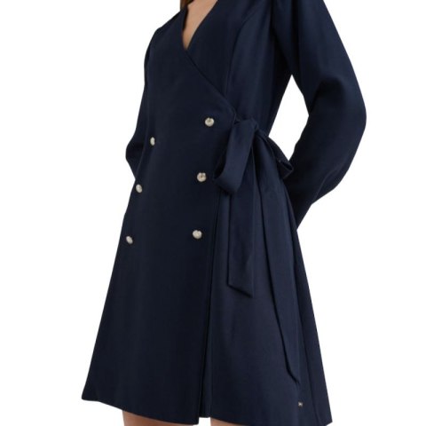 Sukienka Tommy Hilfiger Crepe Wrap Knee Dress Ls W WW0WW35670 Sukienka Tommy Hilfiger Crepe Wrap Knee Dress Ls W WW0WW35670
