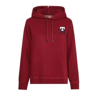 Bluza Tommy Hilfiger Reg Monogram W WW0WW37434 bordowa