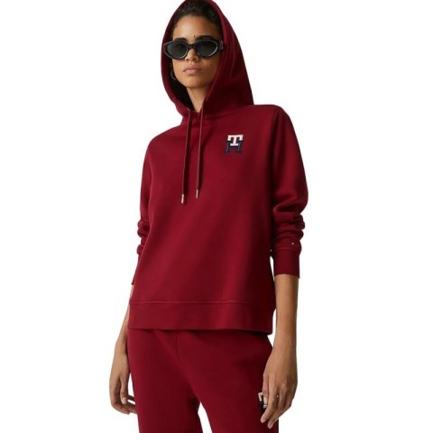 Bluza Tommy Hilfiger Reg Monogram W WW0WW37434 bordowa Bluza Tommy Hilfiger Reg Monogram W WW0WW37434 bordowa