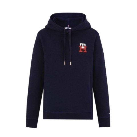 Bluza Tommy Hilfiger Reg Monogram W WW0WW37434 granatowa