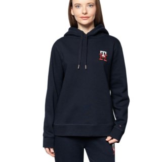 Bluza Tommy Hilfiger Reg Monogram W WW0WW37434 granatowa