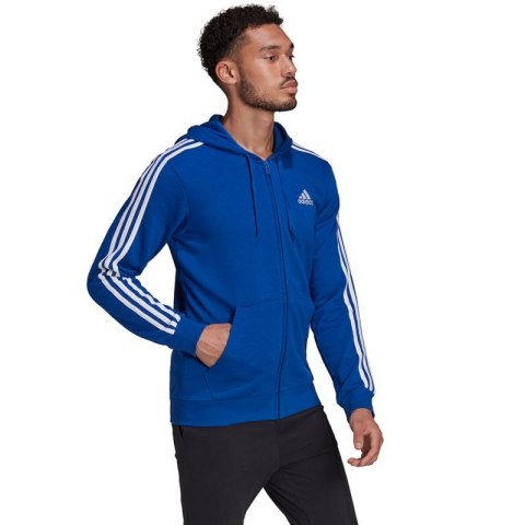 Bluza adidas Essentials French Terry 3-Stripes Full-Zip Hoodie M HE4427 Bluza adidas Essentials French Terry 3-Stripes Full-Zip Hoodie M HE4427