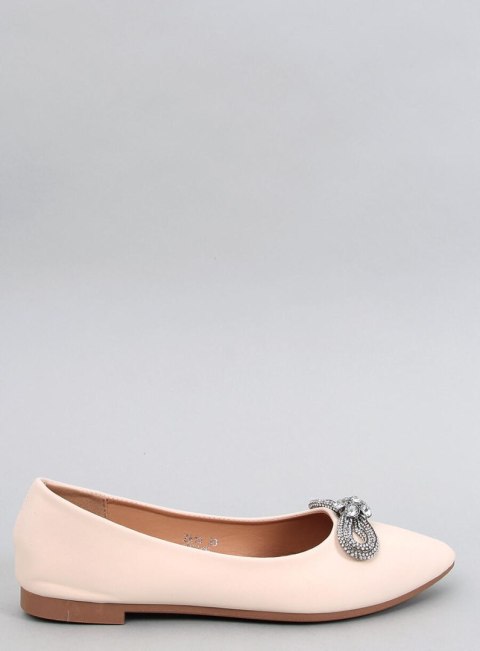 Baleriny z cyrkoniami DUVALL BEIGE Baleriny z cyrkoniami DUVALL BEIGE