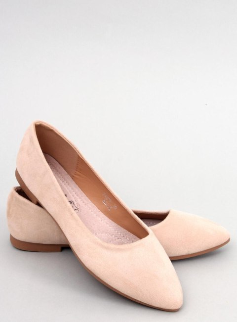 Baleriny ze skórzaną wkładką KEYS BEIGE Baleriny ze skórzaną wkładką KEYS BEIGE