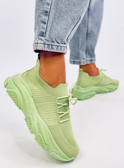 Buty sportowe skarpetkowe FABRE L.GREEN