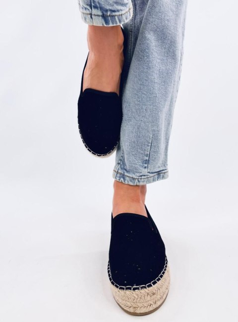 Espadryle ażurowe RIGOIS BLACK Espadryle ażurowe RIGOIS BLACK