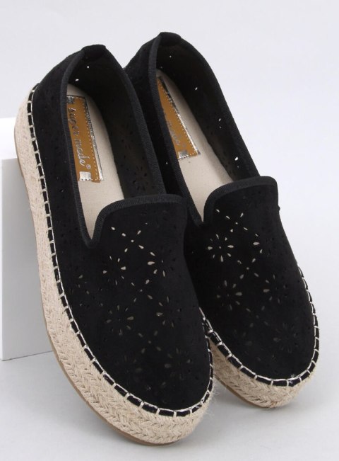 Espadryle ażurowe RIGOIS BLACK Espadryle ażurowe RIGOIS BLACK