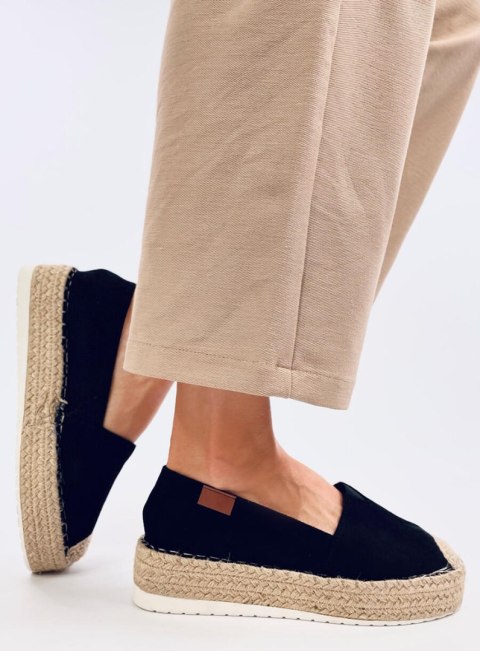 Espadryle damskie ALAIN BLACK Espadryle damskie ALAIN BLACK