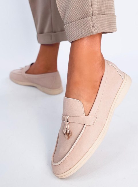 Mokasyny damskie EUNICE BEIGE Mokasyny damskie EUNICE BEIGE