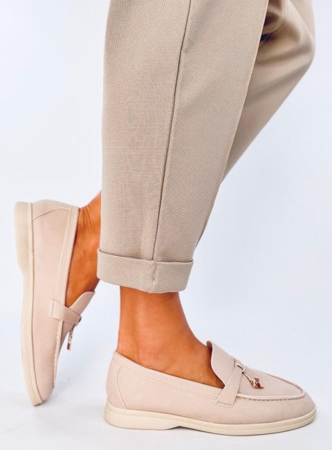 Mokasyny damskie EUNICE BEIGE Mokasyny damskie EUNICE BEIGE
