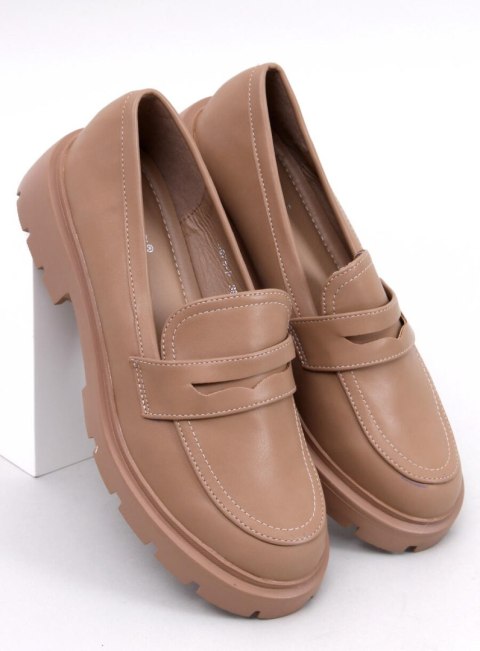 Mokasyny na platformie ANDRAL KHAKI Mokasyny na platformie ANDRAL KHAKI