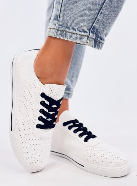 Tenisówki damskie ażurowe COSTIER BLACK Tenisówki damskie ażurowe COSTIER BLACK