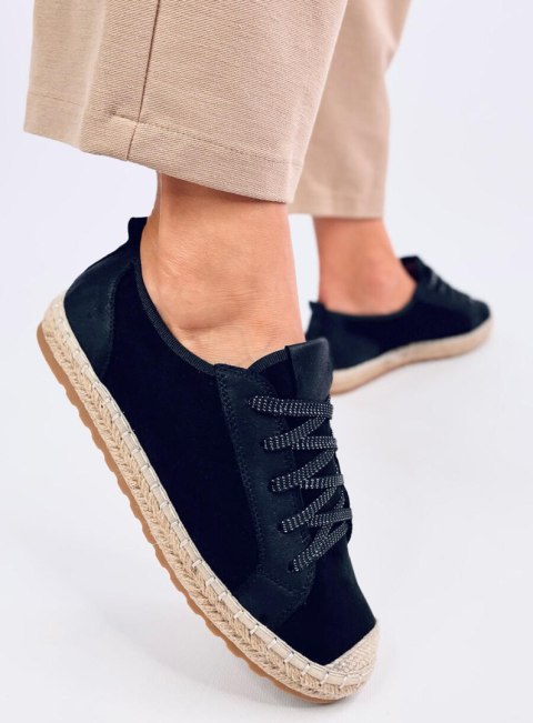 Trampki espadryle FELIX BLACK Trampki espadryle FELIX BLACK