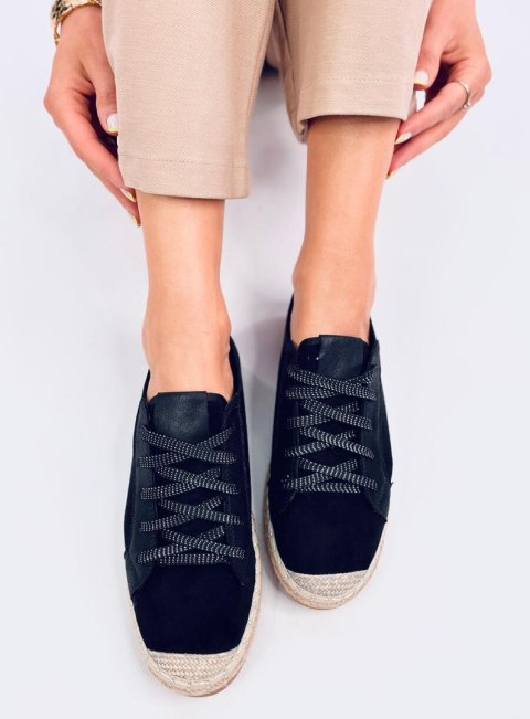 Trampki espadryle FELIX BLACK Trampki espadryle FELIX BLACK
