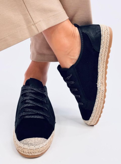 Trampki espadryle FELIX BLACK Trampki espadryle FELIX BLACK