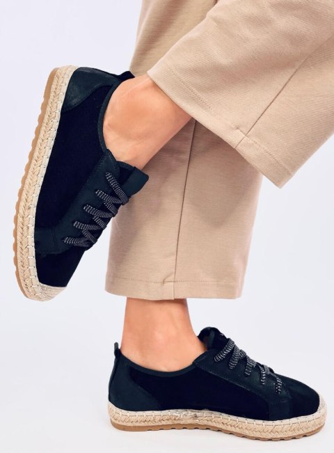 Trampki espadryle FELIX BLACK Trampki espadryle FELIX BLACK