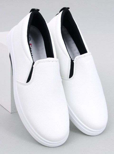 Trampki slip-on ALLIOT WHITE Trampki slip-on ALLIOT WHITE