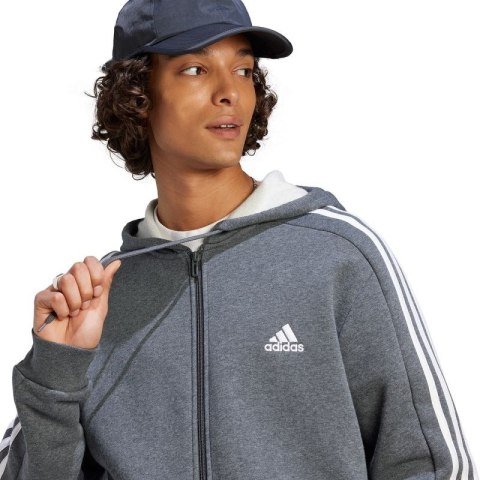 Bluza adidas Essentials Fleece 3-Stripes Full-Zip M IJ6480 Bluza adidas Essentials Fleece 3-Stripes Full-Zip M IJ6480