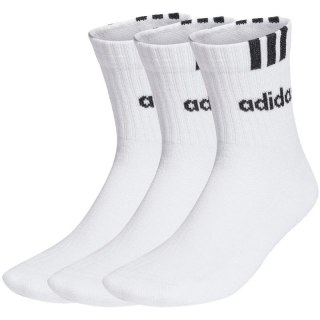 Skarpety adidas 3-Stripes Linear Half-Crew Cushioned 3p HT3437