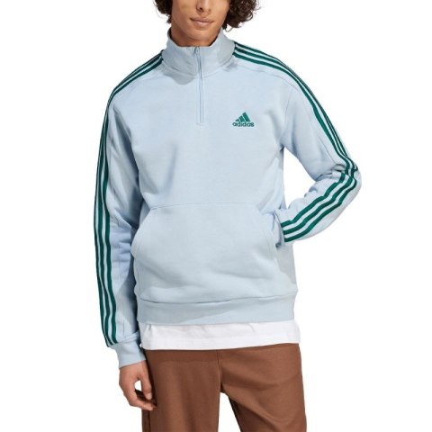 Bluza adidas Essentials Fleece 3-Stripes 1/4-Zip M IJ8909 Bluza adidas Essentials Fleece 3-Stripes 1/4-Zip M IJ8909
