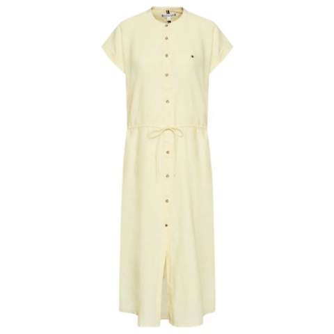 Sukienka Tommy Hilfiger Linen Midi W WW0WW34108 Sukienka Tommy Hilfiger Linen Midi W WW0WW34108