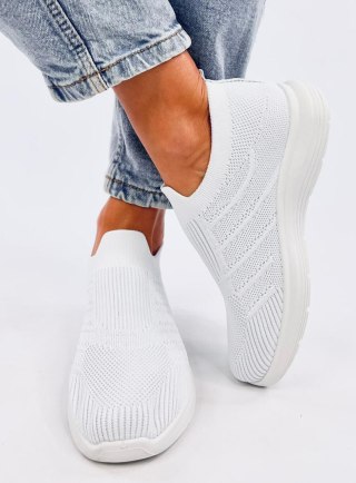 Buty skarpetkowe wsuwane GROPPI WHITE