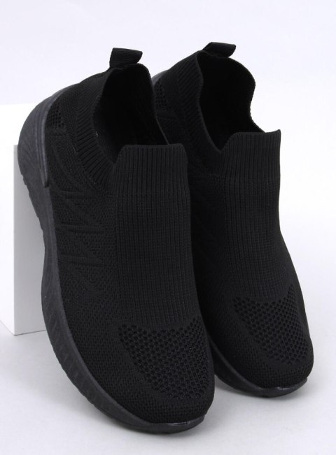 Buty sportowe skarpetkowe FOURNY ALLBLACK